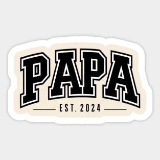 Papa Est. 2024 Sticker